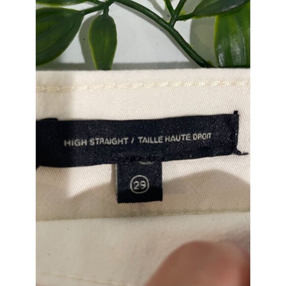 Dockers High Straight Carpenter Women's Pants Linen Blend - Picture 5 of 16